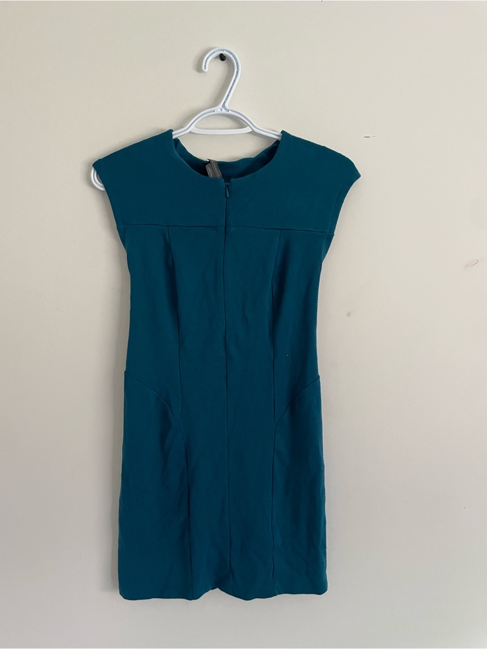 A/X Armani Exchange Teal Cap Sleeve Sheath Dress